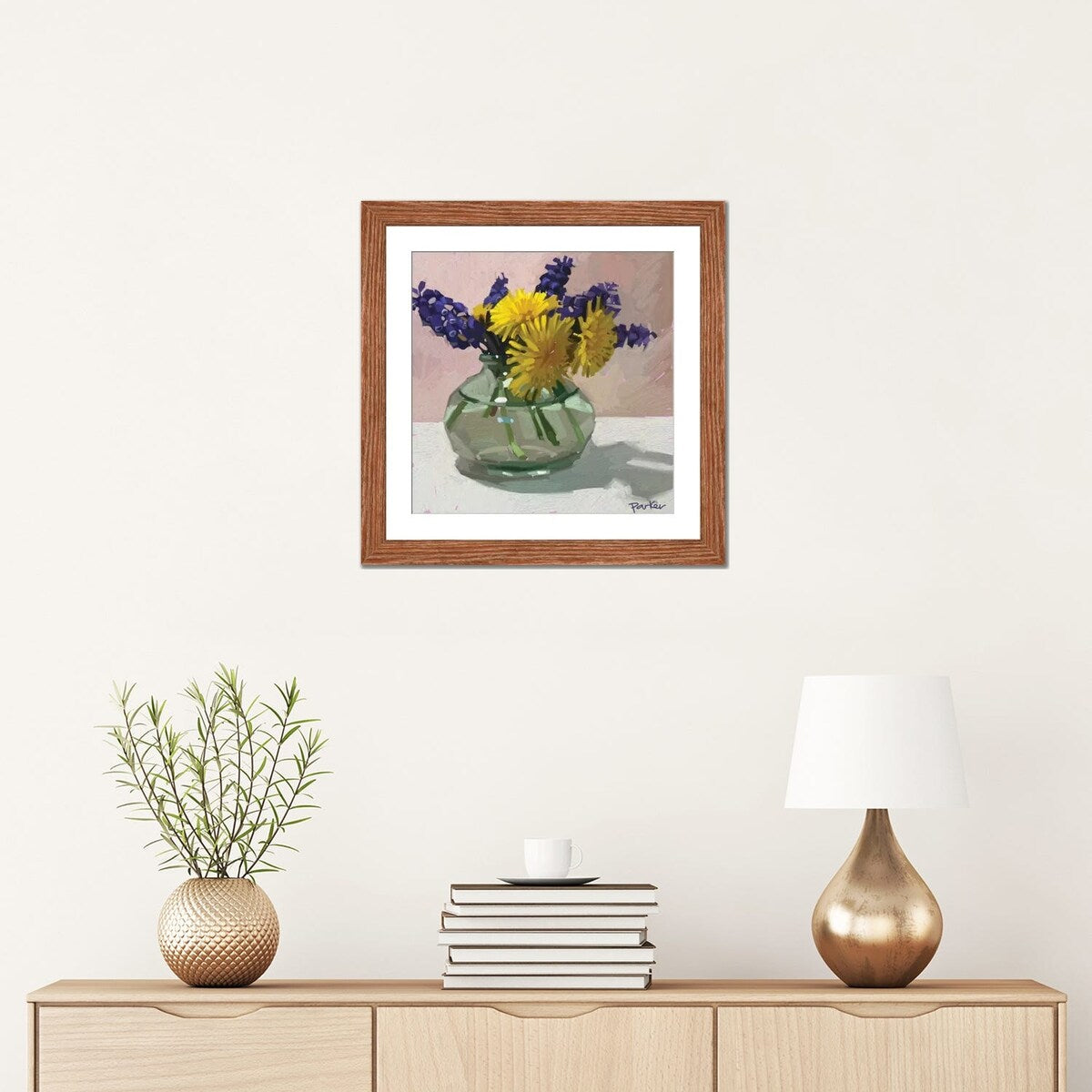 iCanvas "Dandelions And Hyacinth" by Teddi Parker