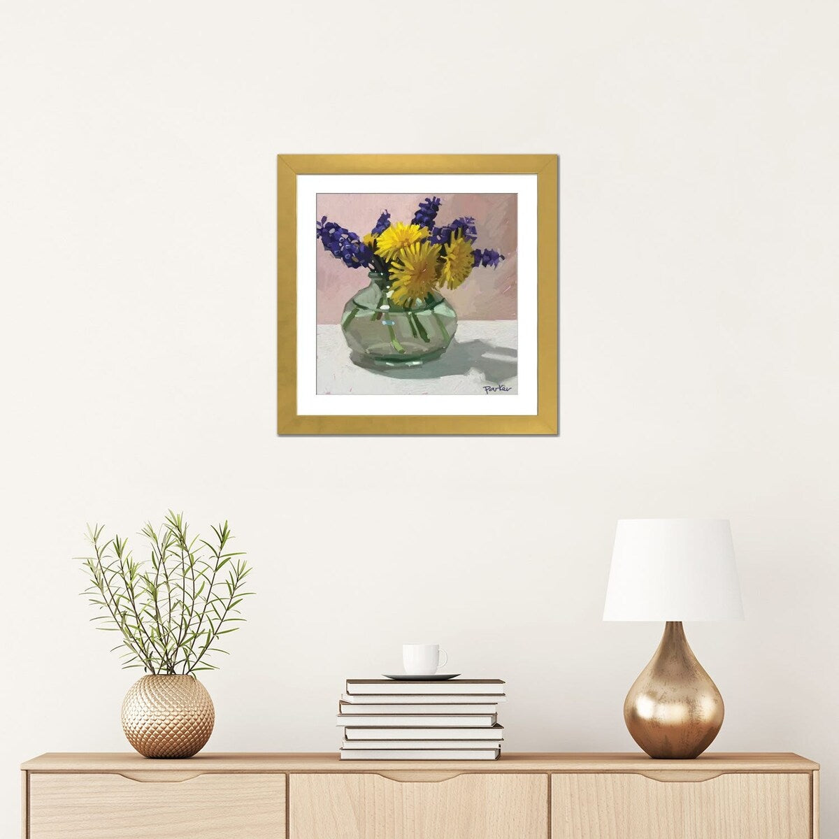 iCanvas "Dandelions And Hyacinth" by Teddi Parker