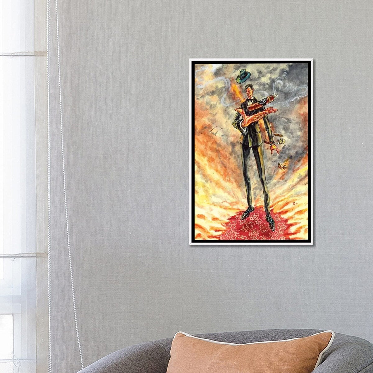 iCanvas "Davidoff Tom Ford" by Sunflowerman Framed Canvas Print