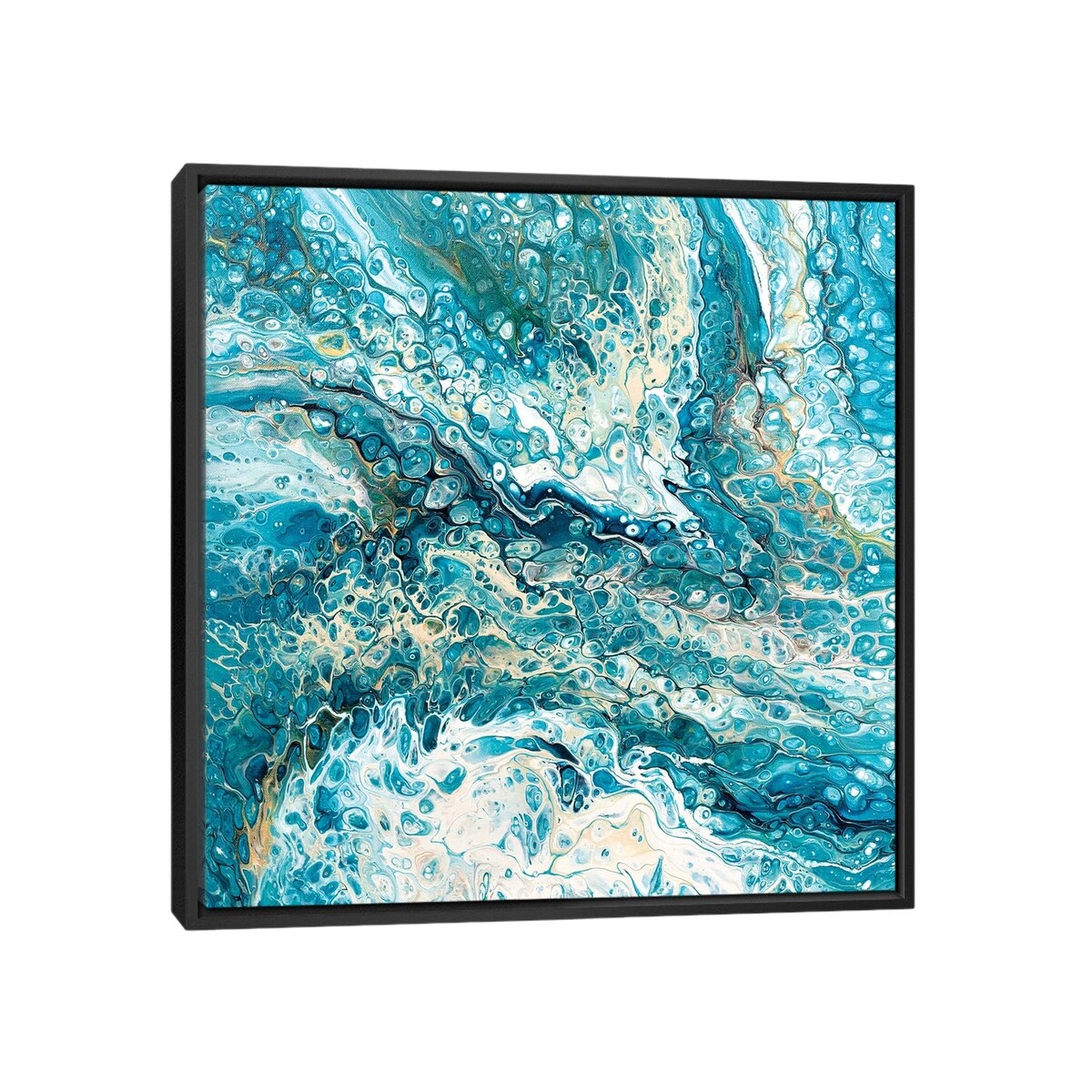 iCanvas "Deep Blue Sea II" by Ocllo Mason Framed Canvas Print