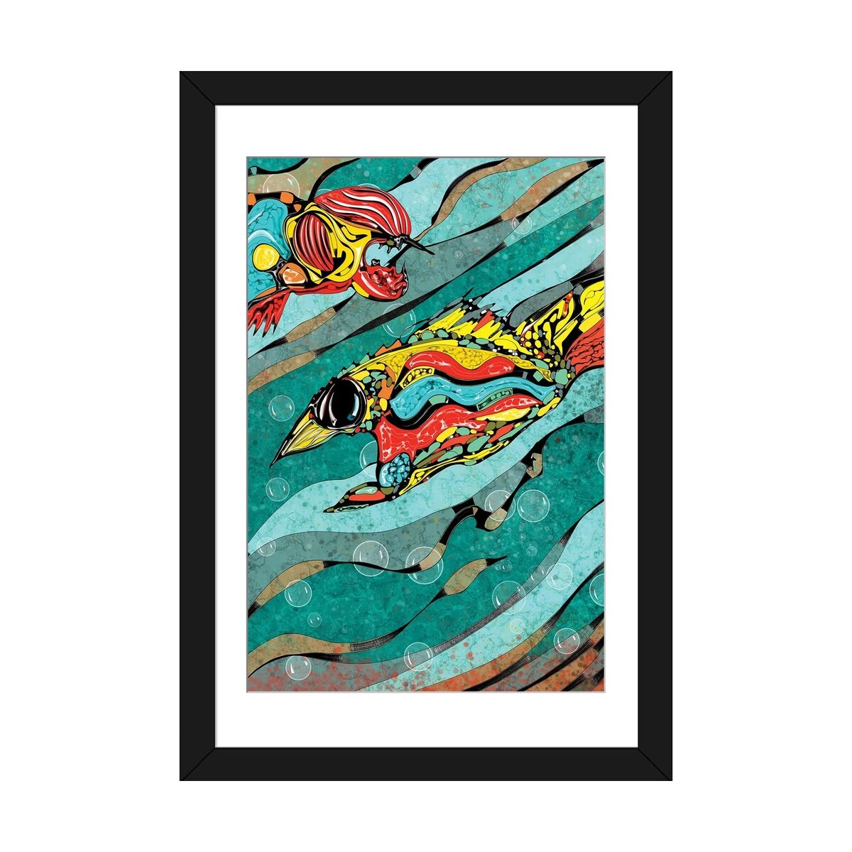 iCanvas "Depth Sea" by J.Bello Studio