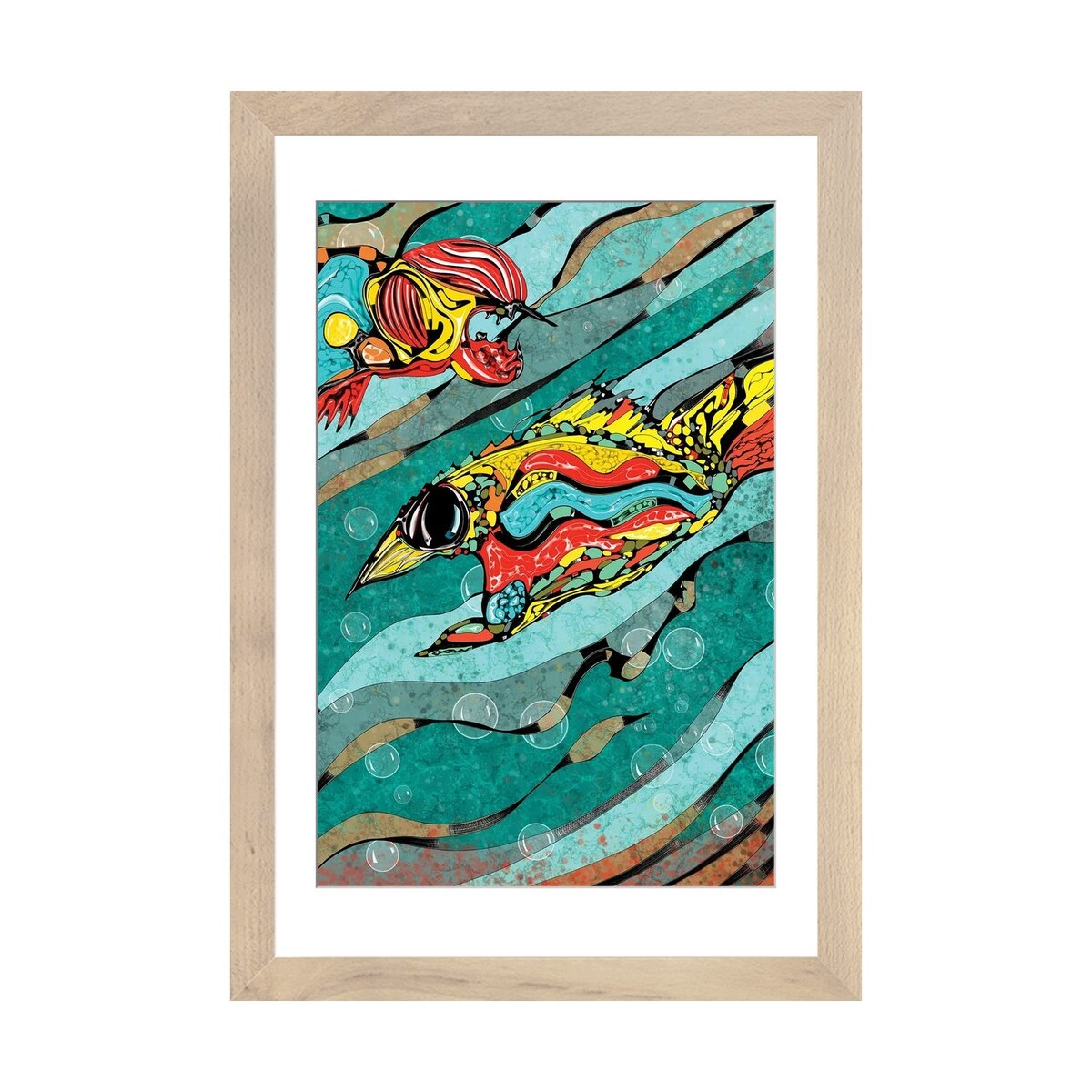 iCanvas "Depth Sea" by J.Bello Studio