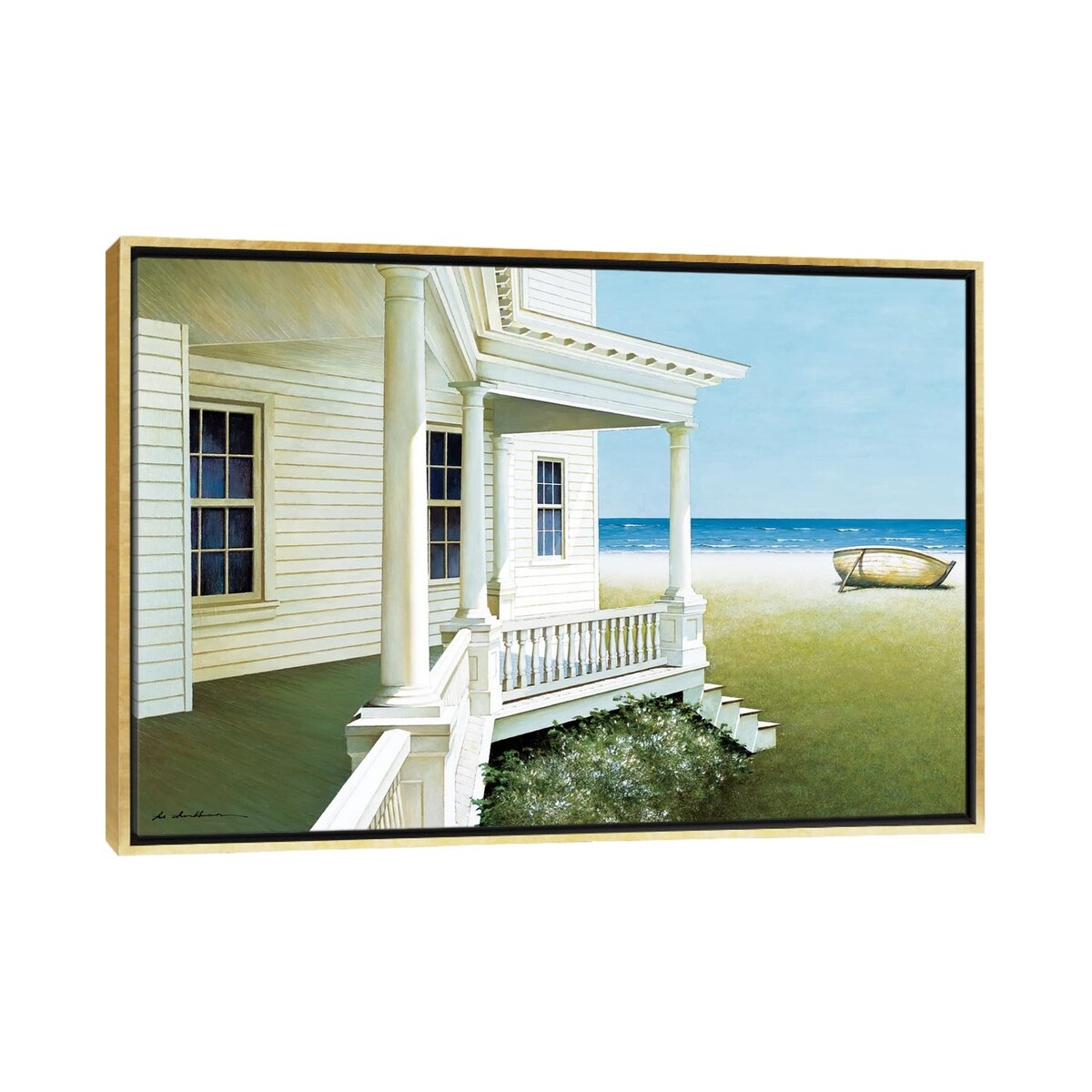 iCanvas "Deserted" by Zhen-Huan Lu Framed