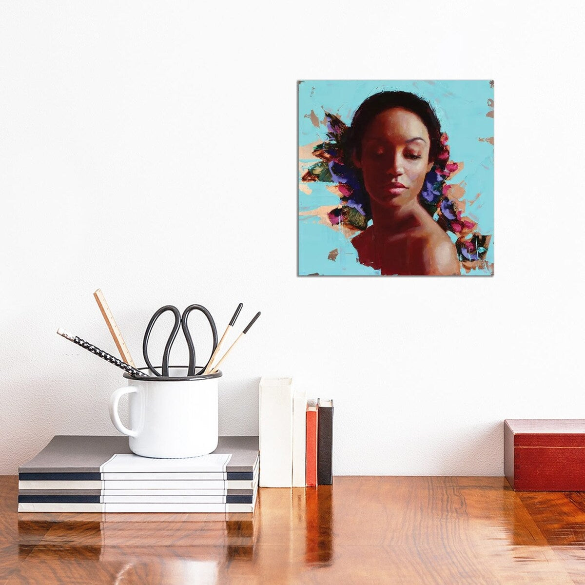 iCanvas "Dolce Vita" by Rosso Emerald Crimson Canvas Print