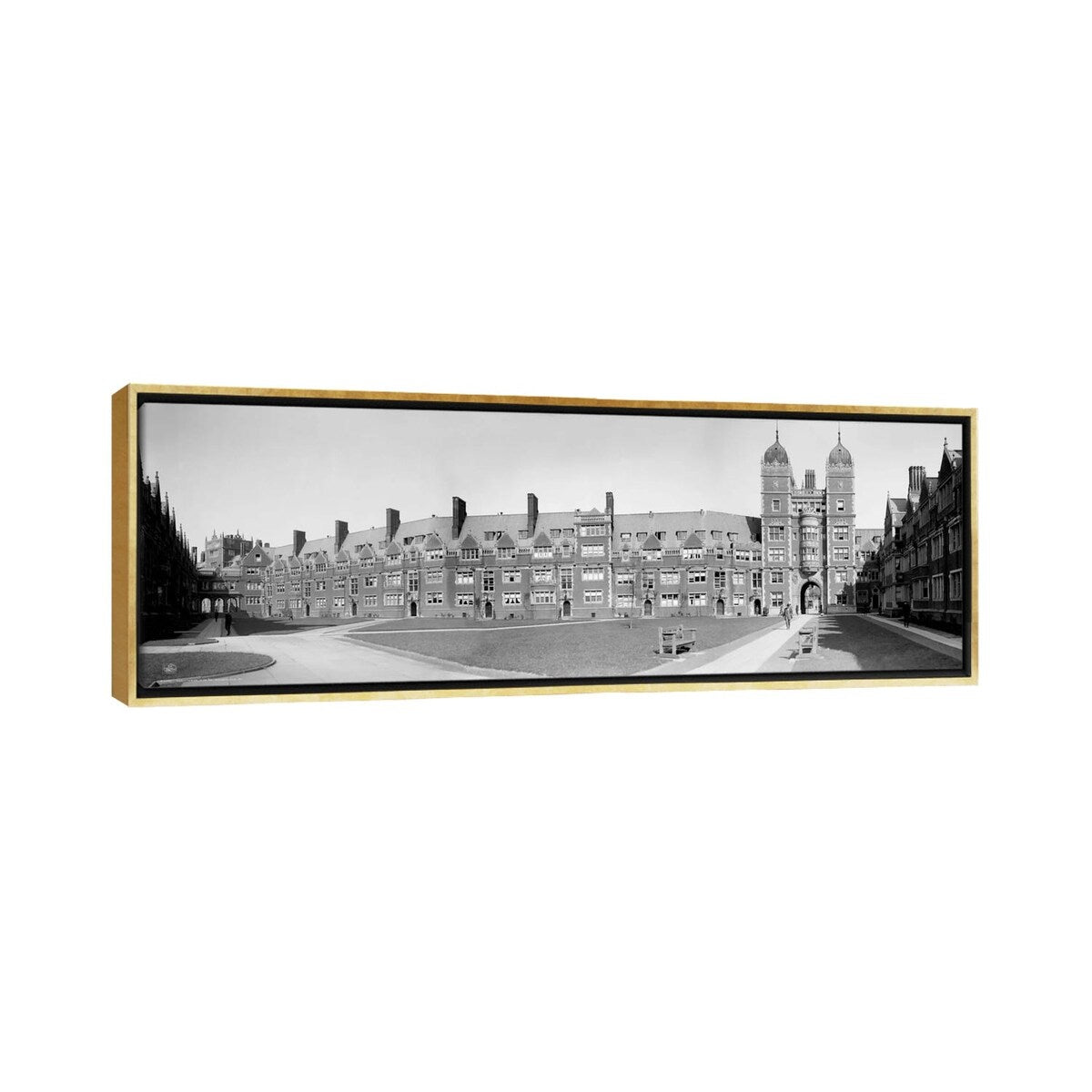 iCanvas "Dormitories, U of P, Philadelphia, Pennsylvania" by Print Collection Framed Canvas Print