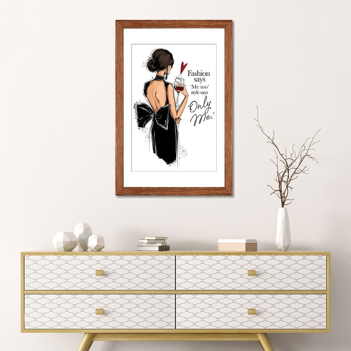 iCanvas "Elegant Girl With Wine" by Anastasia Kosyanova