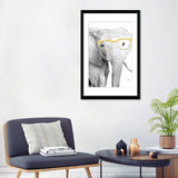 iCanvas "Elephant With Yellow Glasses" by Printable Lisa's Pets