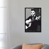 iCanvas "Elvis Presley Bw Art" by 2Toastdesign Framed Canvas Print