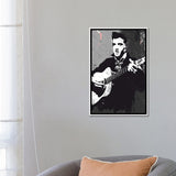iCanvas "Elvis Presley Bw Art" by 2Toastdesign Framed Canvas Print