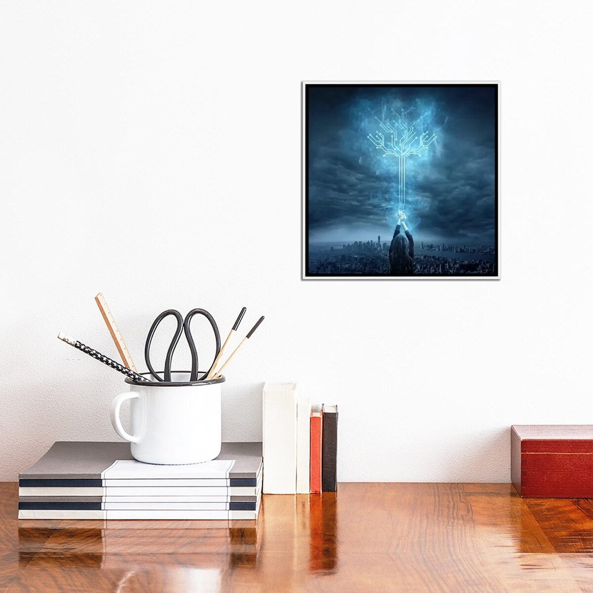 iCanvas "Energy" by Zoltan Toth Framed Canvas Print
