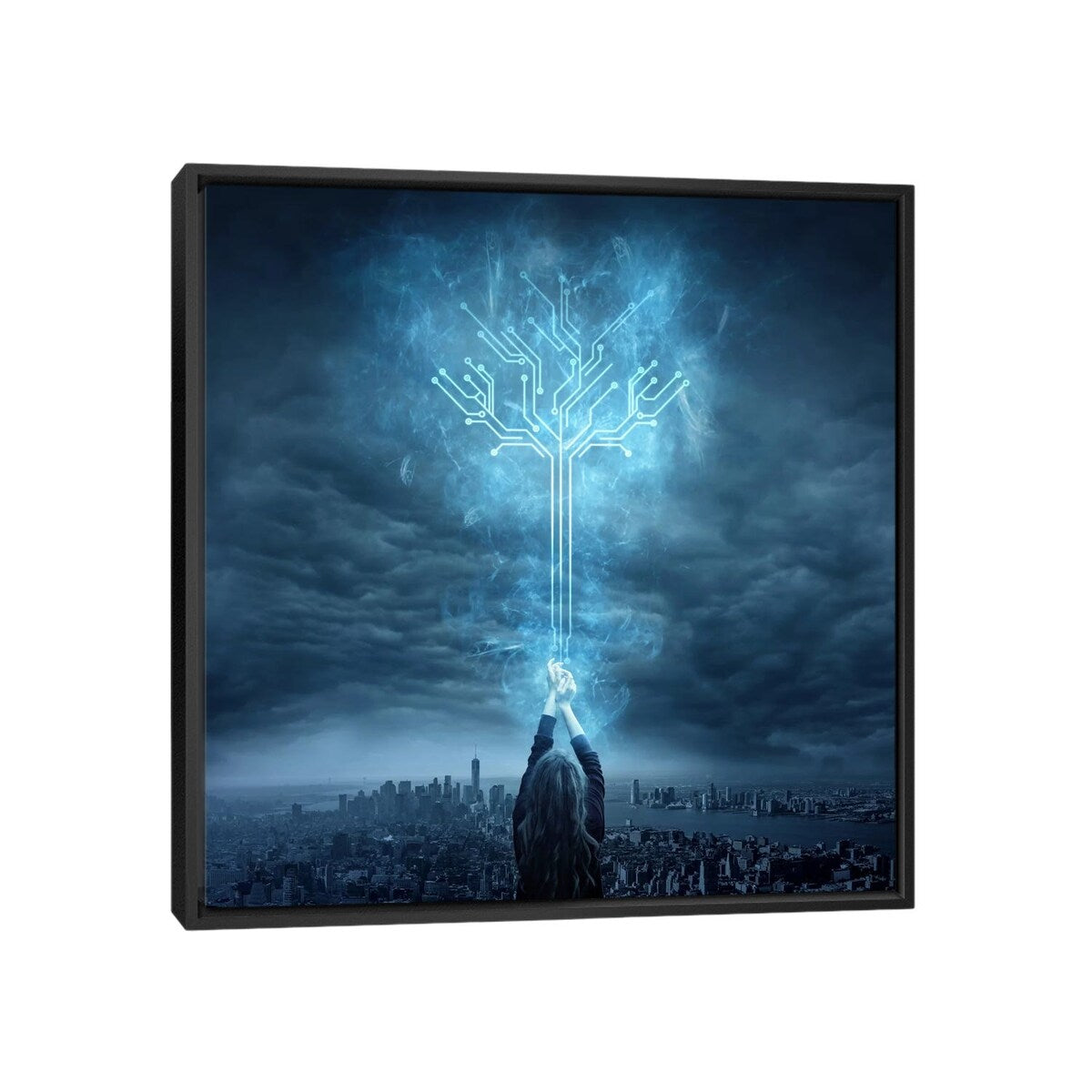 iCanvas "Energy" by Zoltan Toth Framed Canvas Print