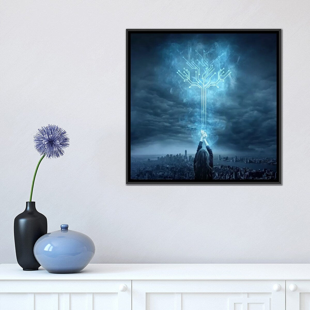 iCanvas "Energy" by Zoltan Toth Framed Canvas Print