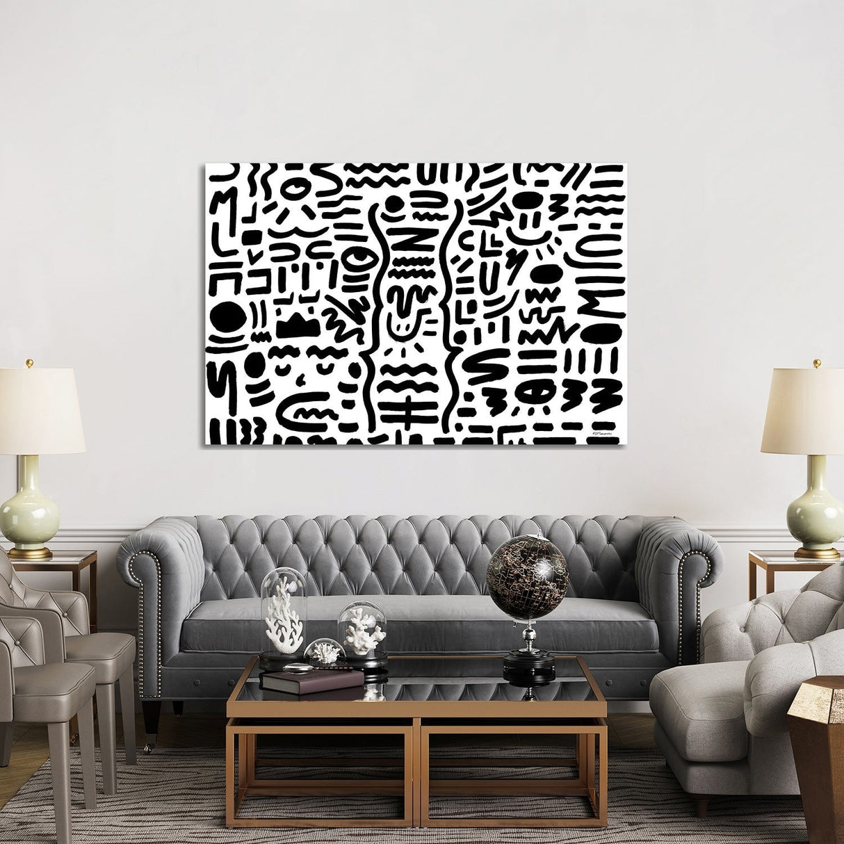 iCanvas "Face To Face" by Nicholas DiTomasso Canvas Print