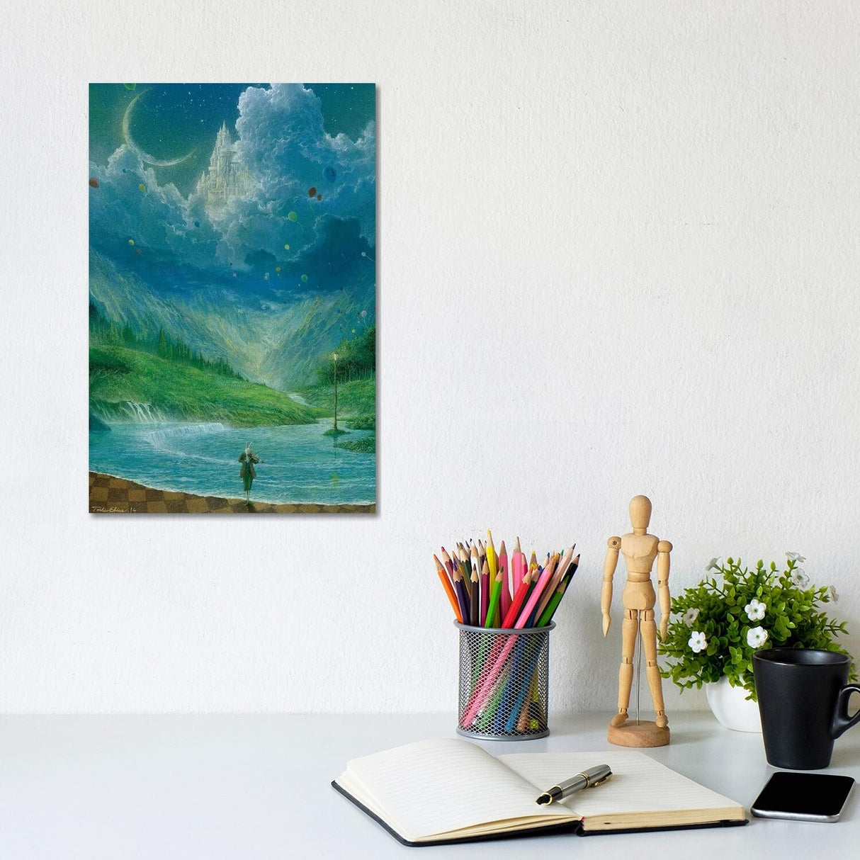 iCanvas "Fantasia" by Toshio Ebine Canvas Print