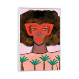 iCanvas "Fashion Girl IV" by Bouffants & Broken Hearts Framed Canvas Print