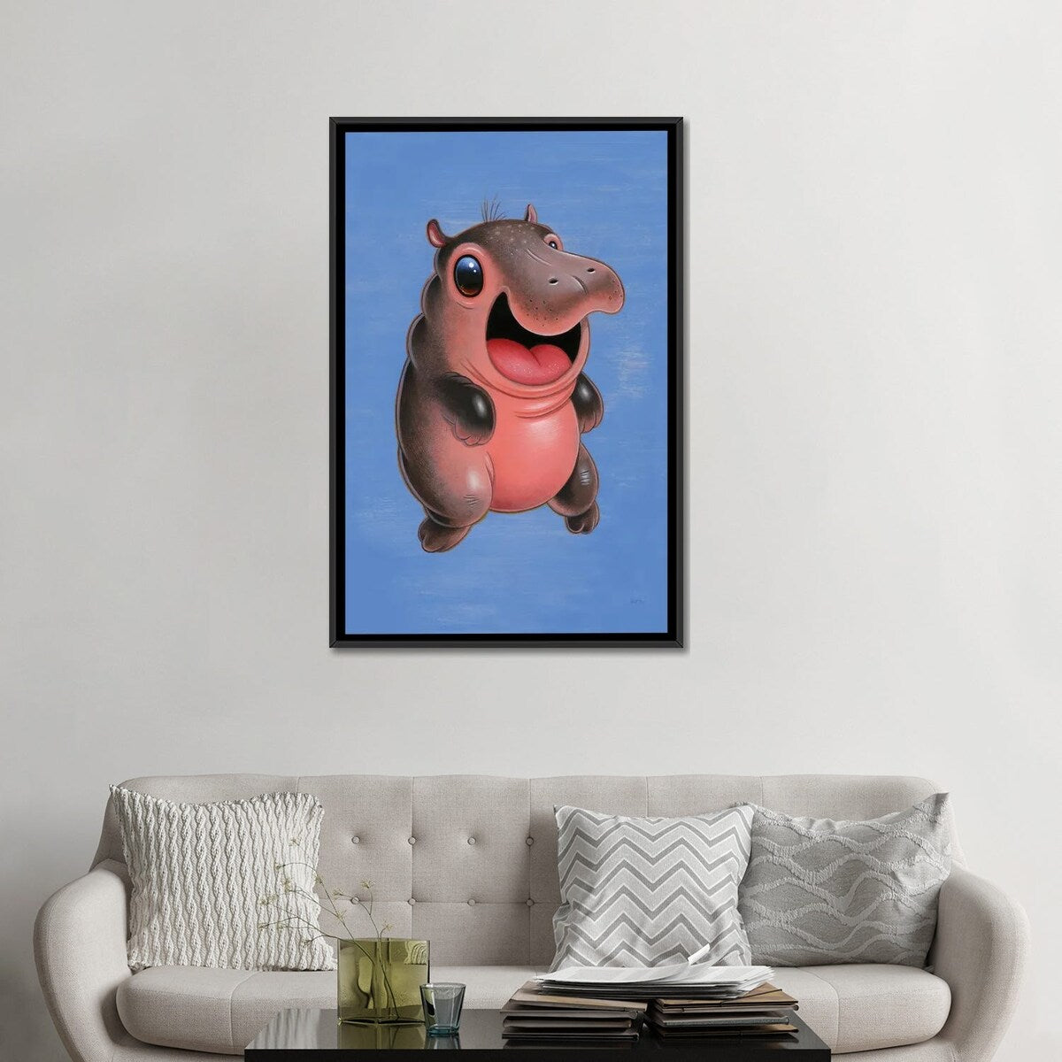 iCanvas "Fiona" by Cuddly Rigor Mortis Framed Canvas Print