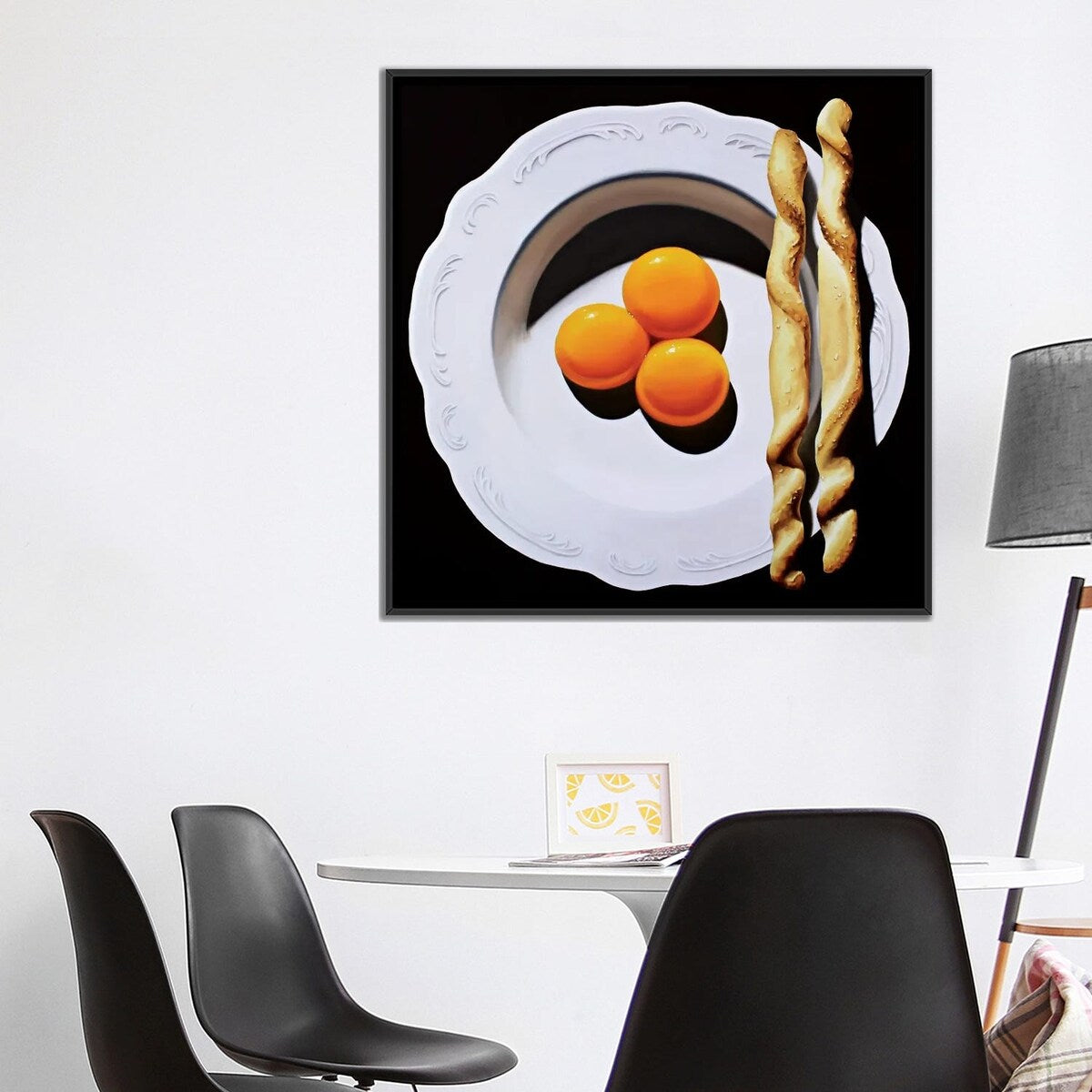 iCanvas "Fiore D'Inverno" by Lucia Bergamini Framed Canvas Print