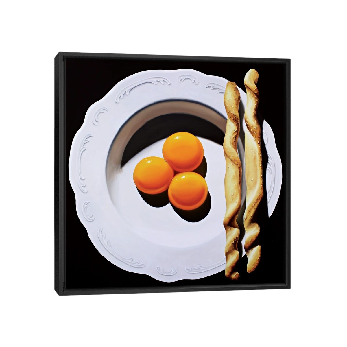 iCanvas "Fiore D'Inverno" by Lucia Bergamini Framed Canvas Print
