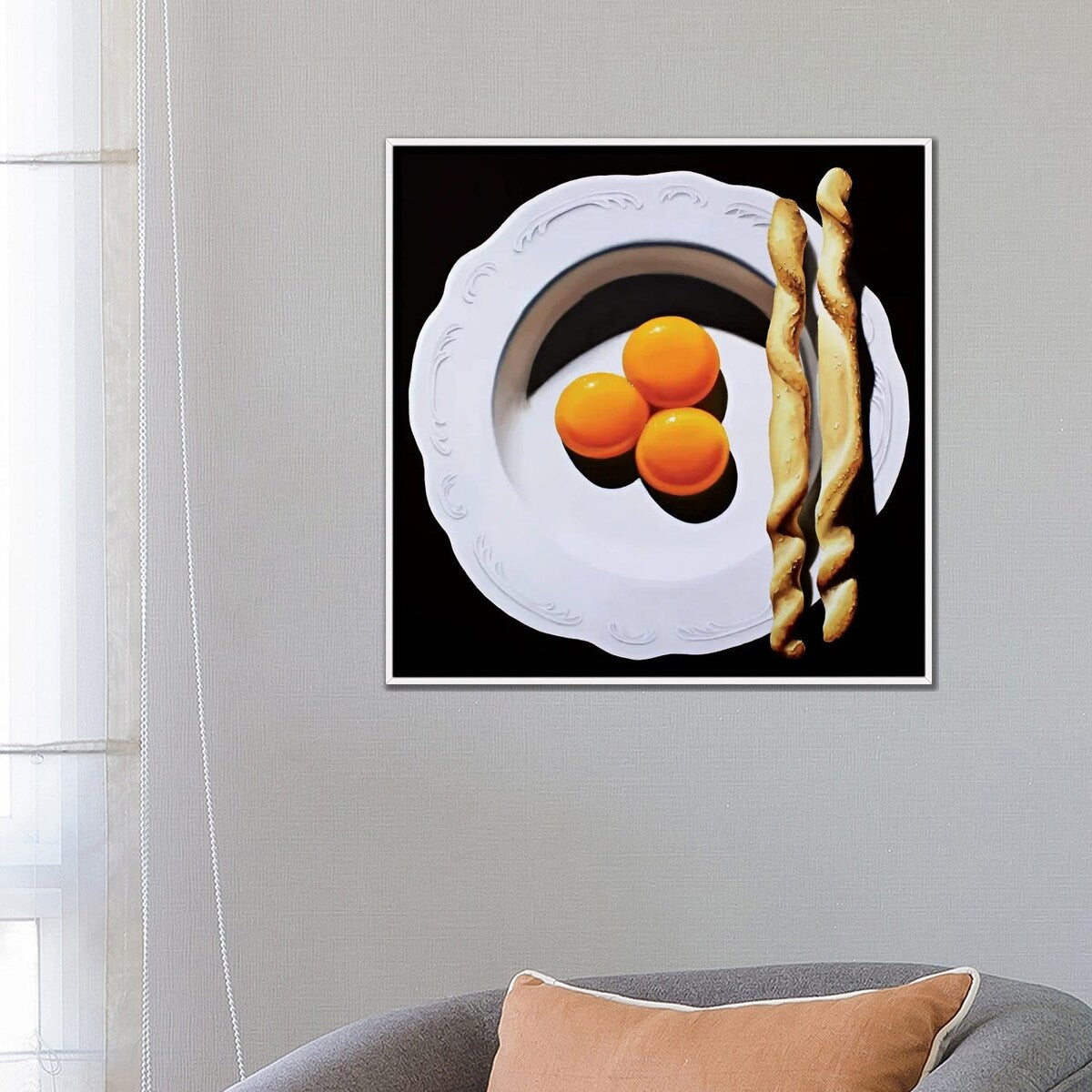 iCanvas "Fiore D'Inverno" by Lucia Bergamini Framed Canvas Print