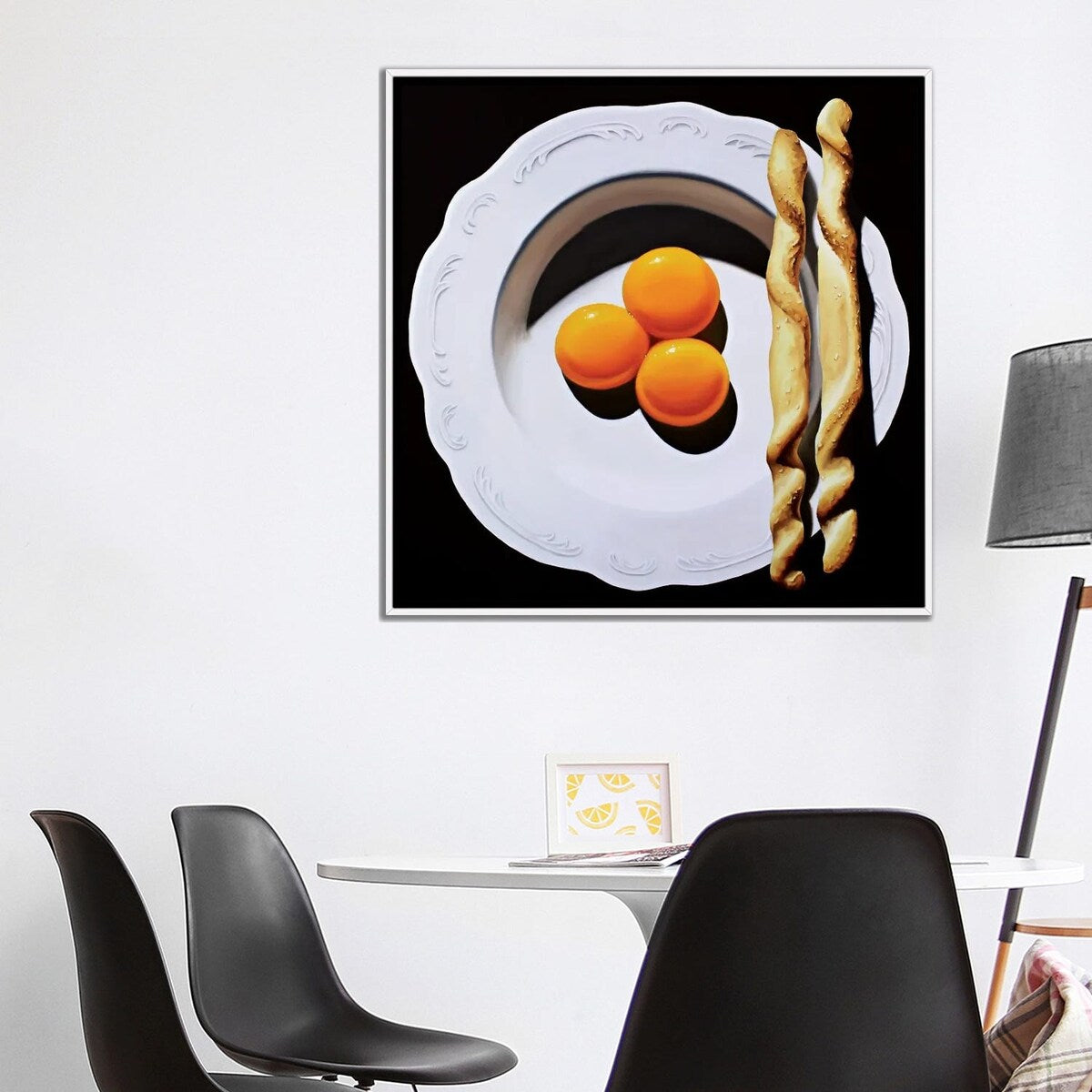 iCanvas "Fiore D'Inverno" by Lucia Bergamini Framed Canvas Print