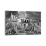 iCanvas "Fish out of Water" by Thomas Barbey Framed Canvas Print