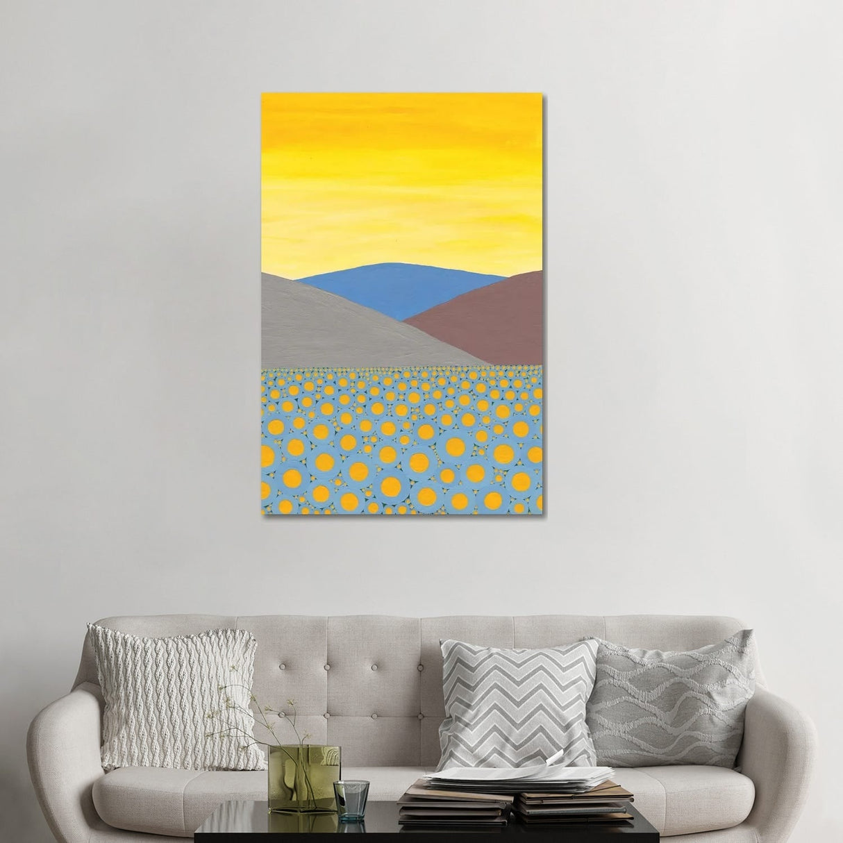 iCanvas "Flax Field" by Sofiia Karimova Canvas Print