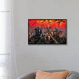 iCanvas "Fleeing Hell's Fury - Range Fire" by Kim Douglas Wiggins Framed