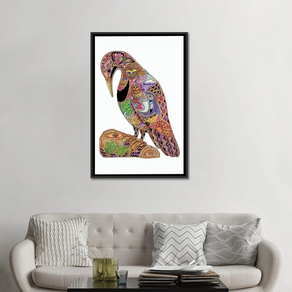 iCanvas "Flicker" by Sue Coccia Framed