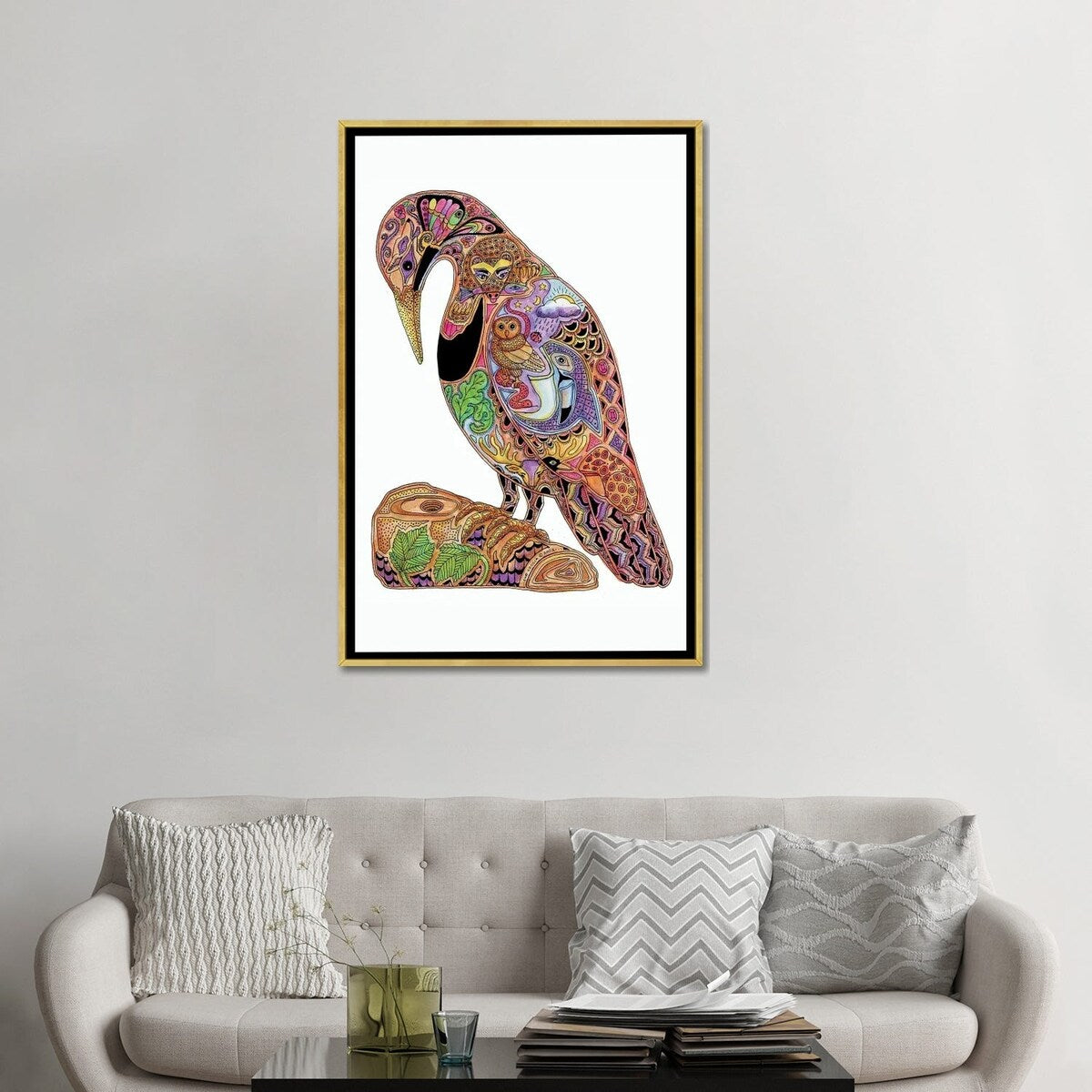 iCanvas "Flicker" by Sue Coccia Framed