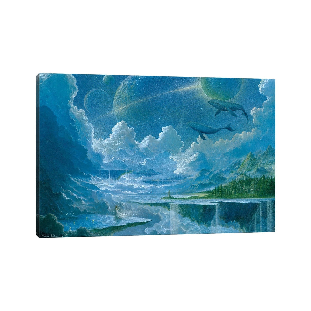 iCanvas "Floating Island" by Toshio Ebine Canvas Print
