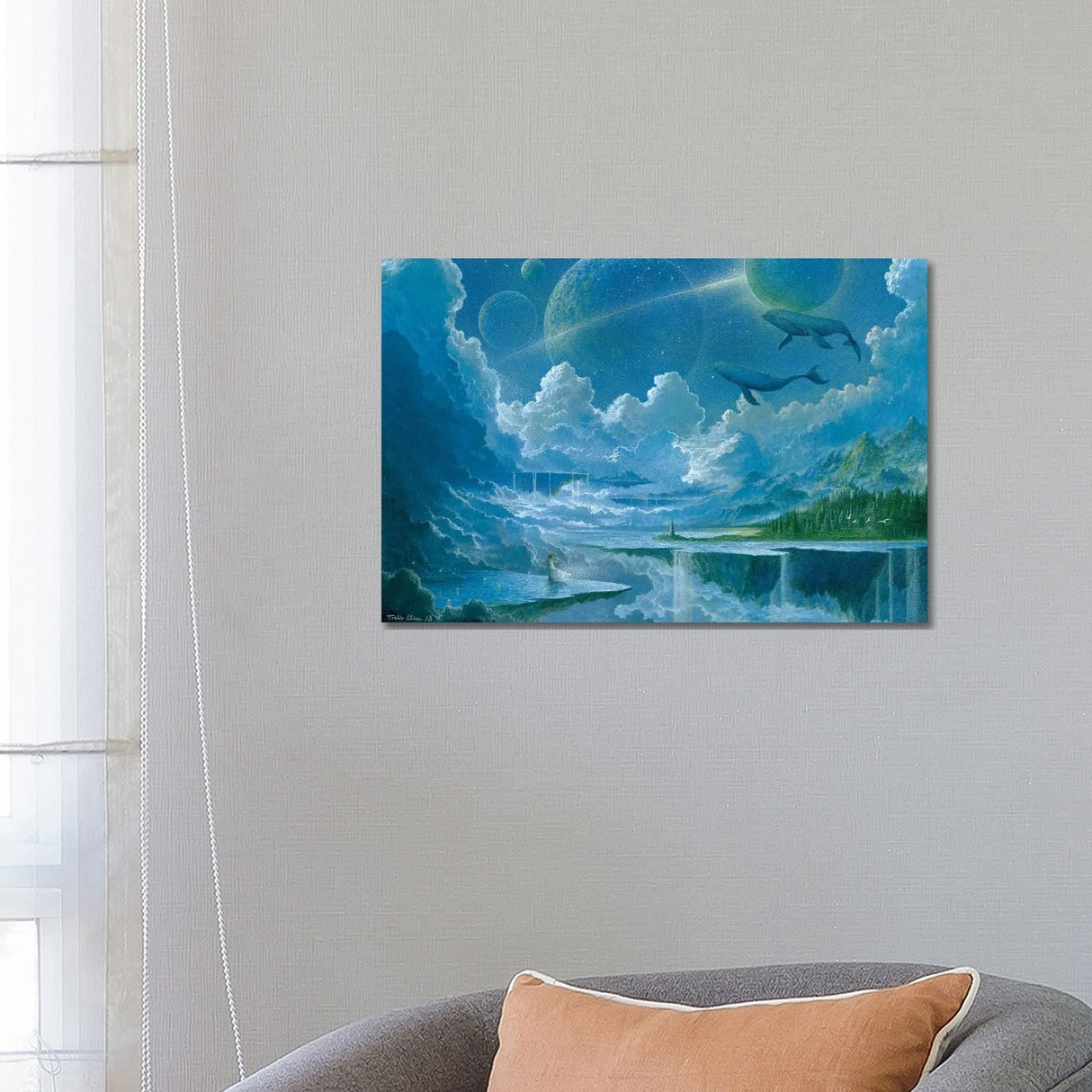 iCanvas "Floating Island" by Toshio Ebine Canvas Print