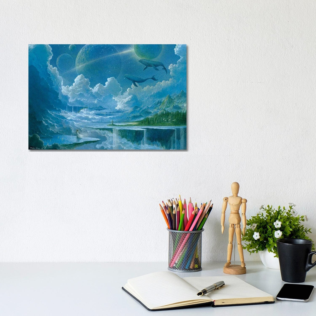 iCanvas "Floating Island" by Toshio Ebine Canvas Print