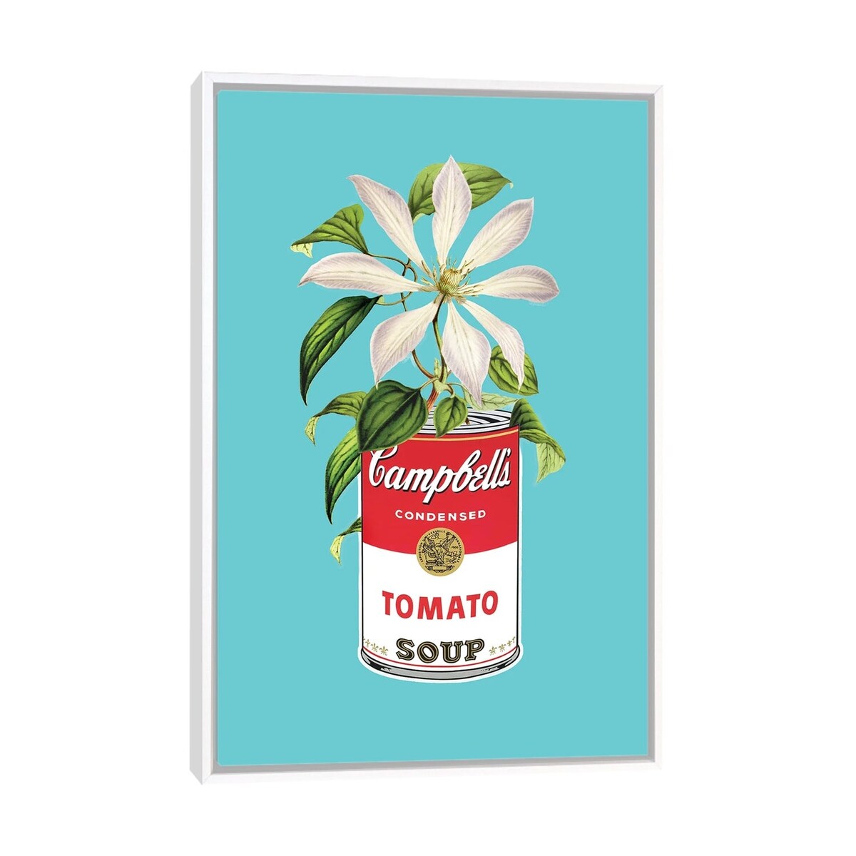 iCanvas "Floral Campbells" by 2Toastdesign Framed Canvas Print