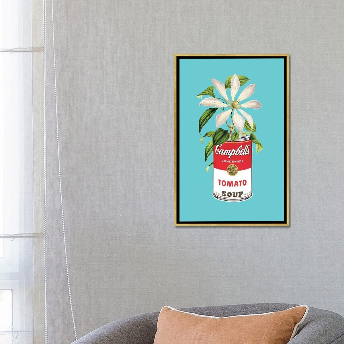 iCanvas "Floral Campbells" by 2Toastdesign Framed Canvas Print