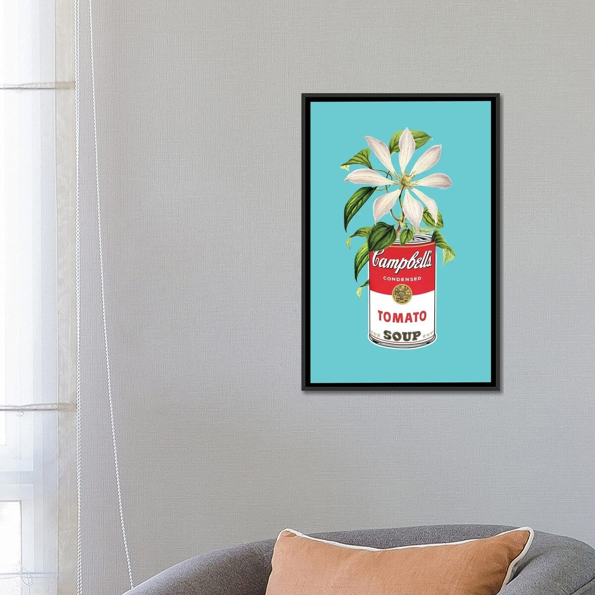 iCanvas "Floral Campbells" by 2Toastdesign Framed Canvas Print