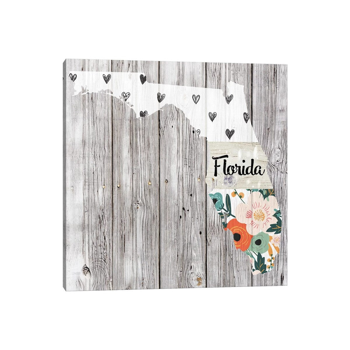 iCanvas "Florida" by Front Porch Pickins Canvas Print