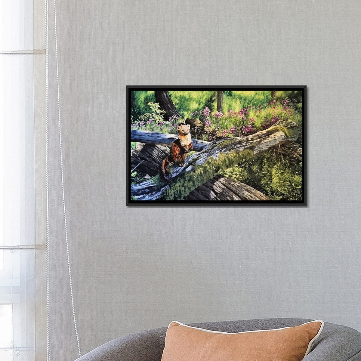 iCanvas "Forest Light" by Julian Wheat Framed