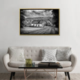 iCanvas "Forgotten Black And White" by Rick Berk Framed Canvas Print