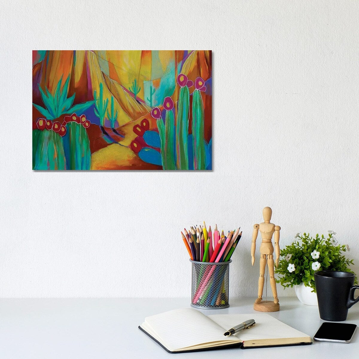 iCanvas "Fractal Desert" by Kristin Harvey Canvas Print