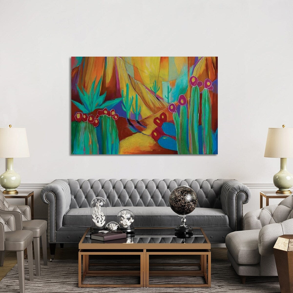 iCanvas "Fractal Desert" by Kristin Harvey Canvas Print