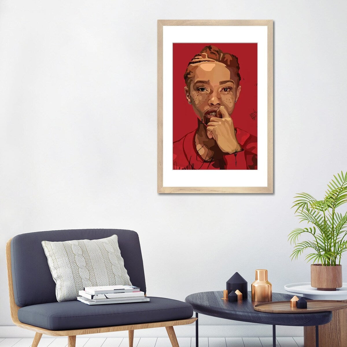 iCanvas "Freckles Girl" by Dai Chris Art