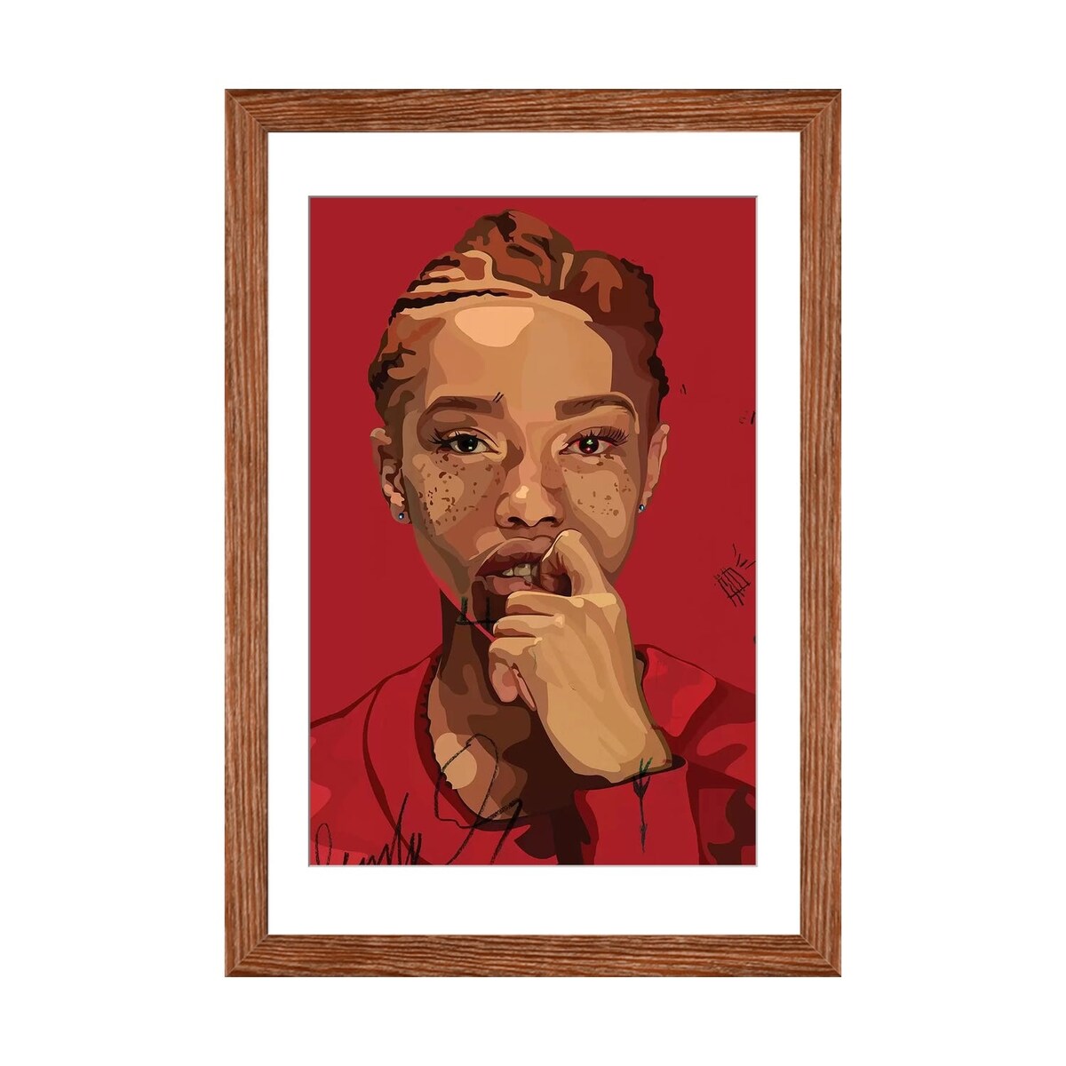 iCanvas "Freckles Girl" by Dai Chris Art