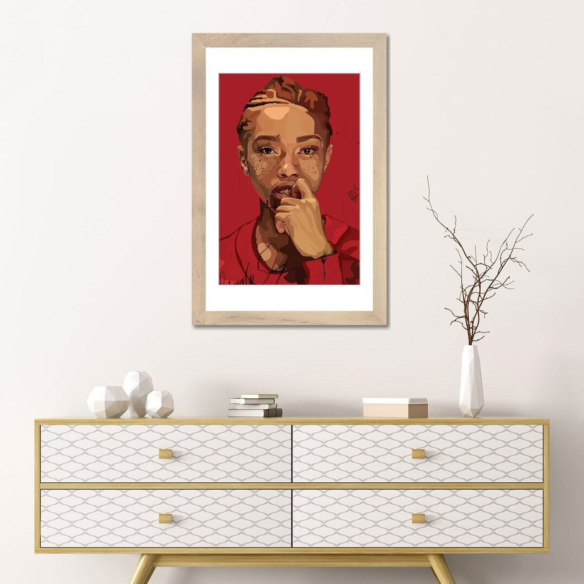 iCanvas "Freckles Girl" by Dai Chris Art