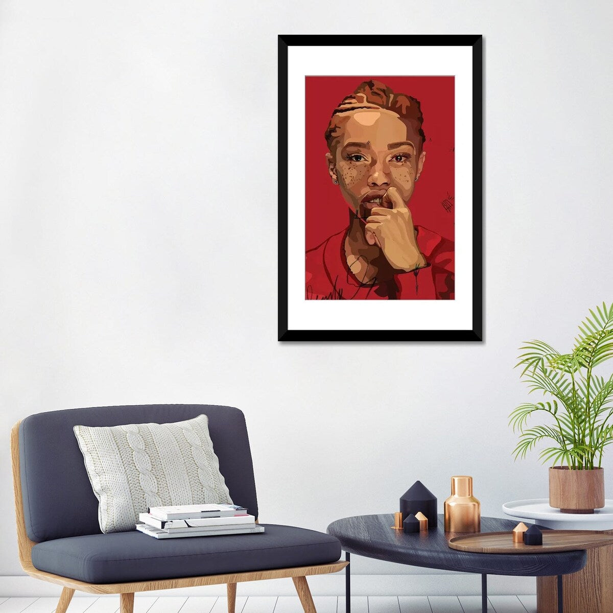 iCanvas "Freckles Girl" by Dai Chris Art