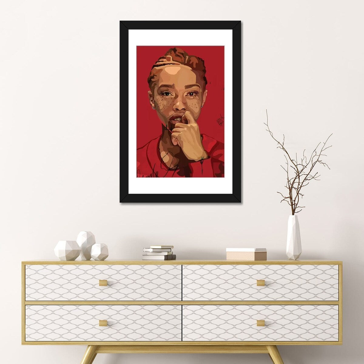 iCanvas "Freckles Girl" by Dai Chris Art