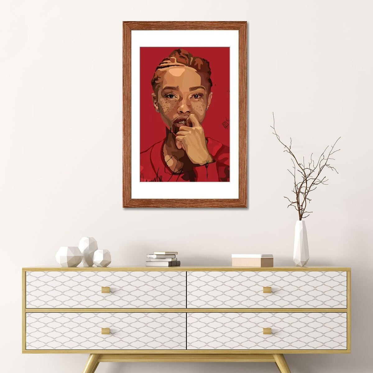 iCanvas "Freckles Girl" by Dai Chris Art