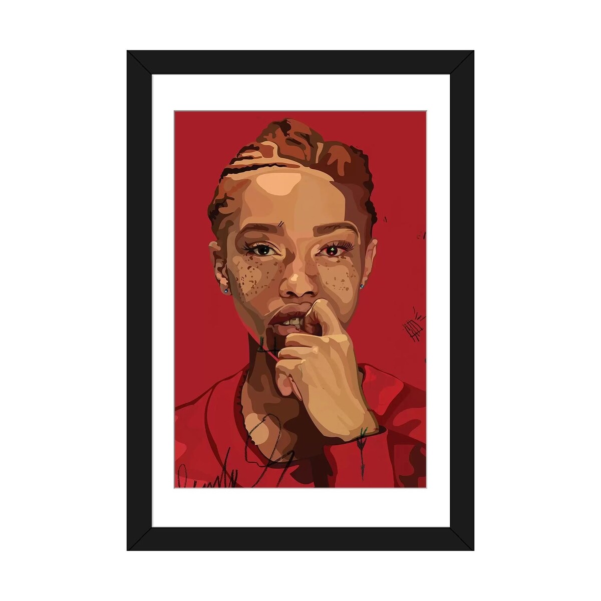 iCanvas "Freckles Girl" by Dai Chris Art