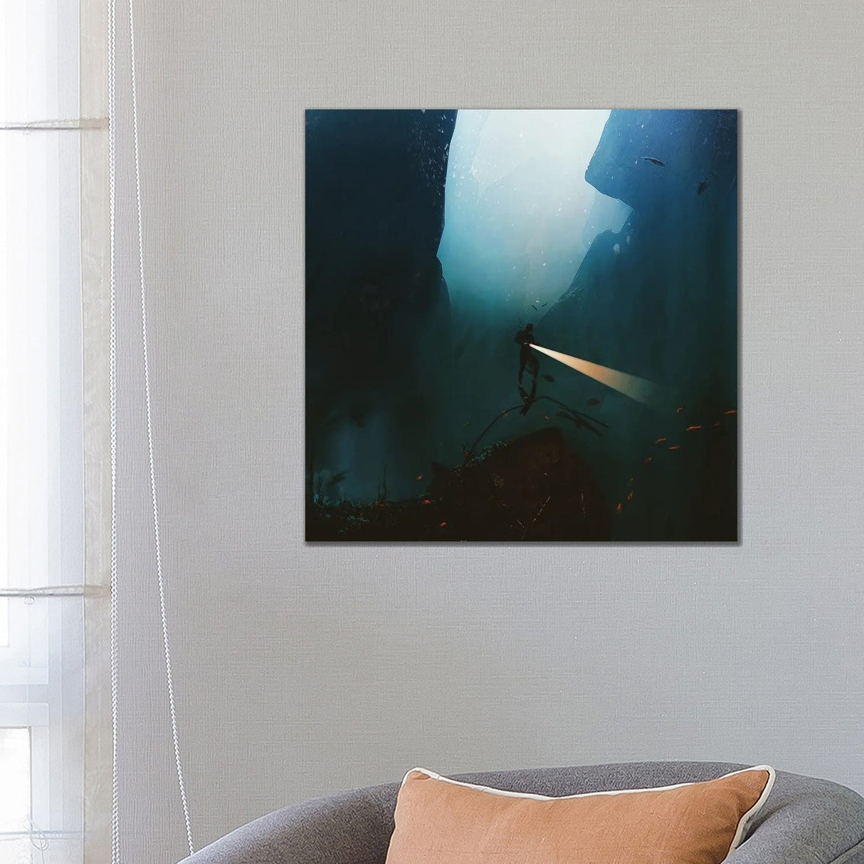 iCanvas "Free Diving" by Michael Vincent Manalo Canvas Print