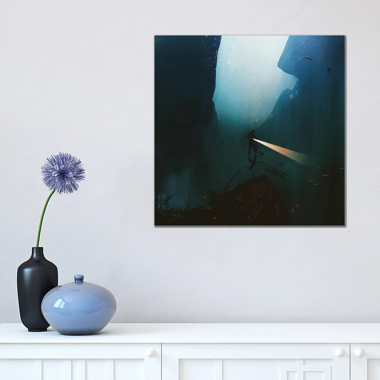 iCanvas "Free Diving" by Michael Vincent Manalo Canvas Print
