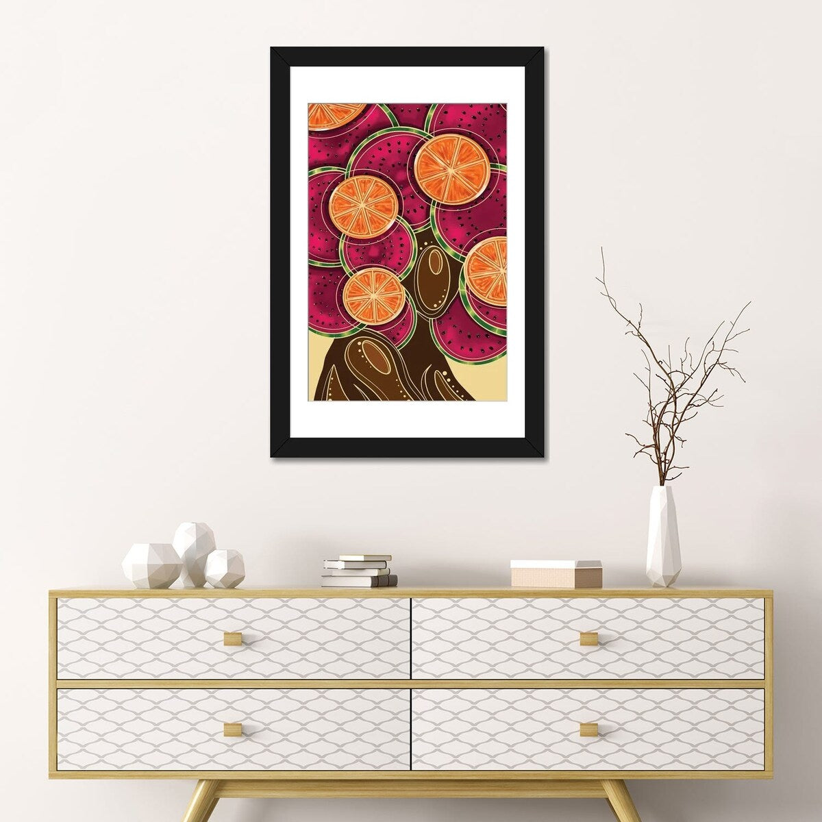 iCanvas "Fruity Fro" by Colored Afros Art